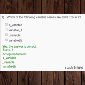 Which of the following variable names are INVALID in R